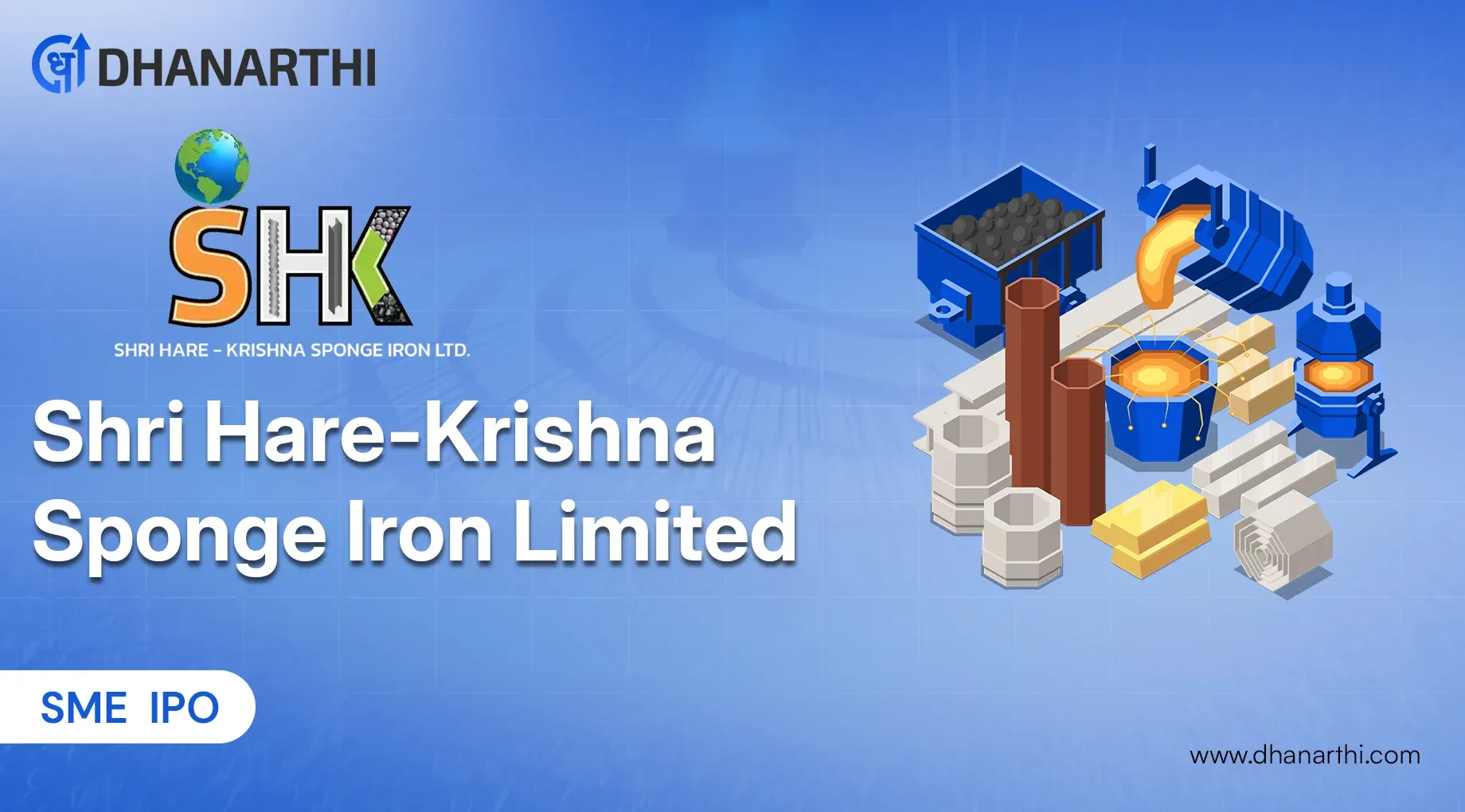 Shri Hare-Krishna Sponge Iron IPO: Review, Price, Allotment