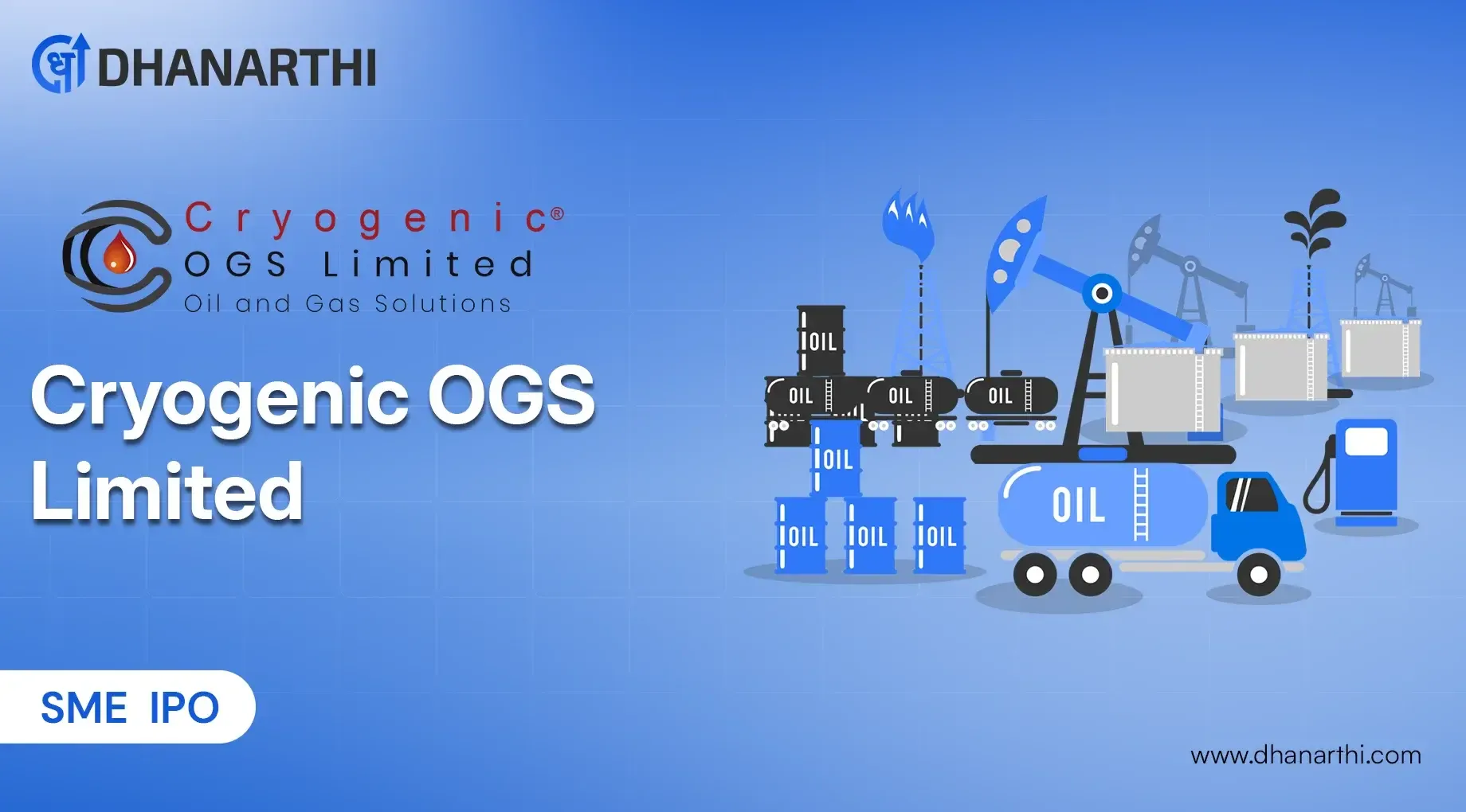 Cryogenic OGS IPO - Check Issue Date, Price, Lot Size & Details