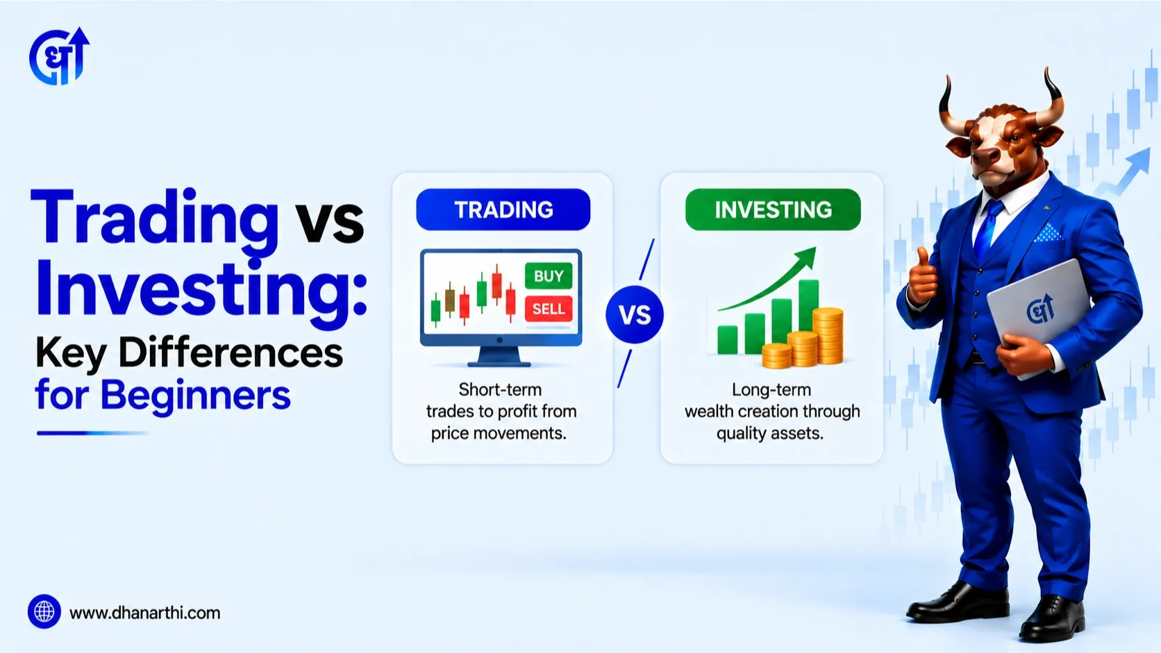 Trading vs Investing: Key Differences for Beginners