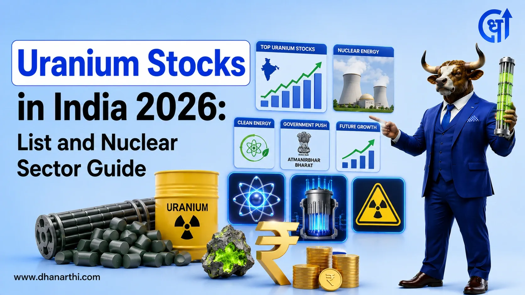 Uranium Stocks in India 2026: List and Nuclear Sector Guide
